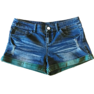 Ling Zi Jean Summer Distressed Casual Beach Streetwear Korean Fashion Shorts